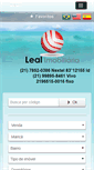 Mobile Screenshot of lealimobiliaria.com.br
